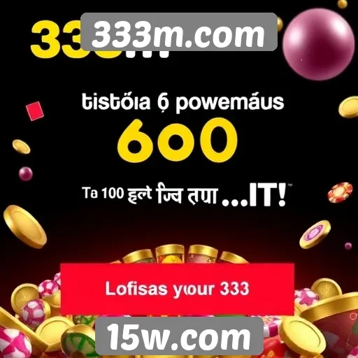 Promoções e bônus oferecidos pelo 333m.com